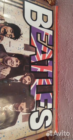 Плакат 90-х THE beatles 90 60
