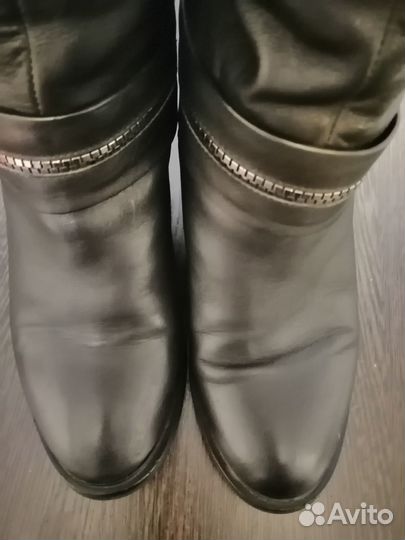 Сапоги зима натуральная кожа 37