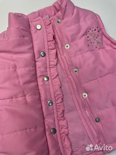 Жилетка на девочку 6 месяцев