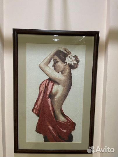 Картина вышитая крестом