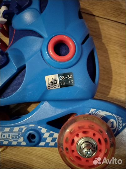 Роликовые коньки детские раздвижные