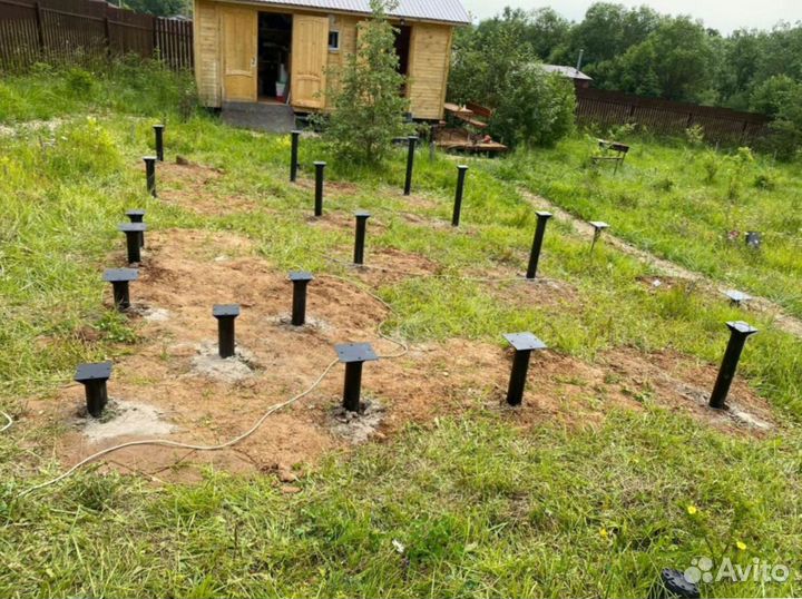 Винтовые сваи под ключ