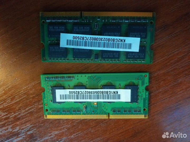 Модули памяти ddr3 so-dimm 1 и 2gb