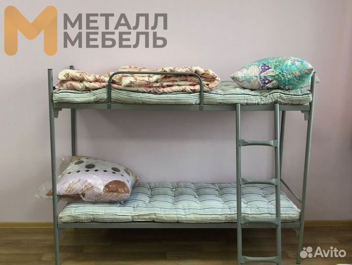 Кровать металлическая односпальная