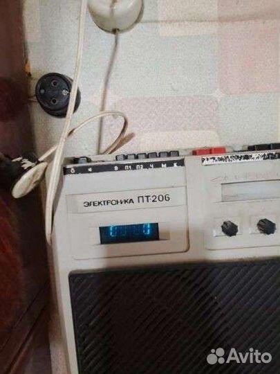Радиоприемник СССР электроника пт 206