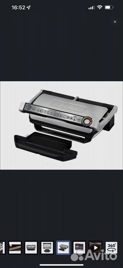 Электрогриль tefal optigrill xl