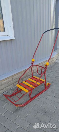 Детские санки с колесами