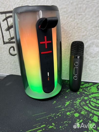 Блютуз колонка караоке