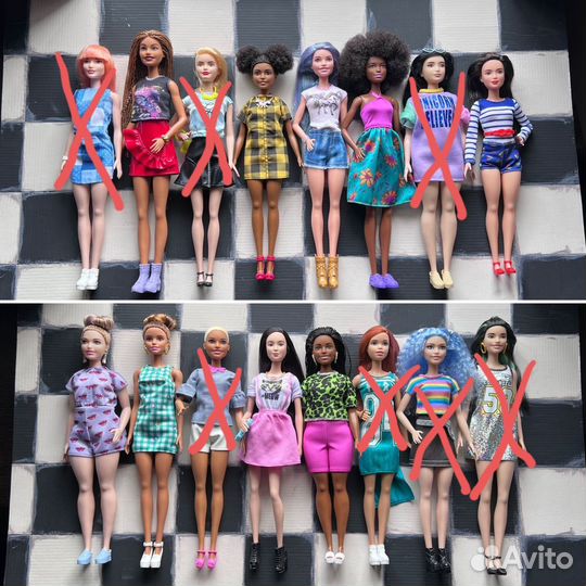 Barbie fashionistas. Много. Редкие
