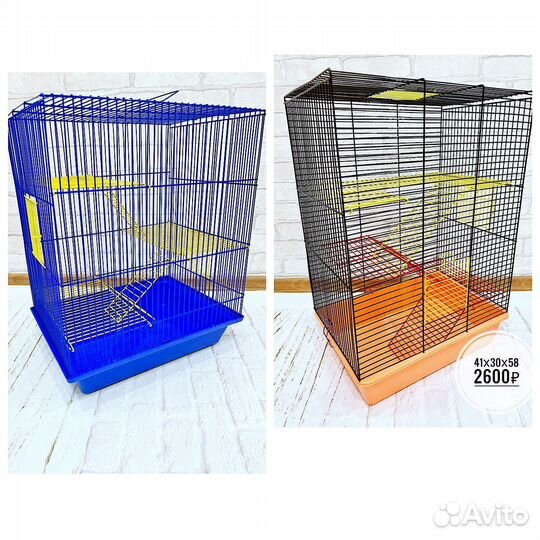 Клетка большая для крыс, хомяков, дегу (новая)