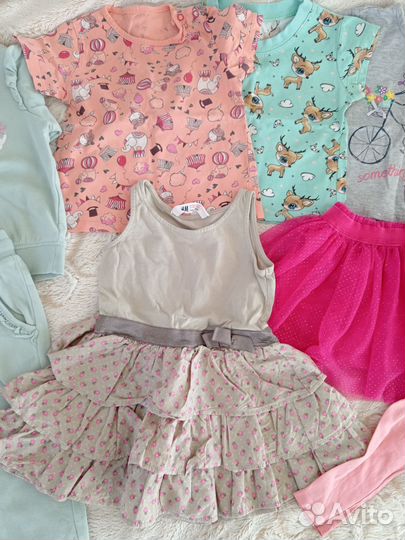 Вещи на девочку пакетом 86-92