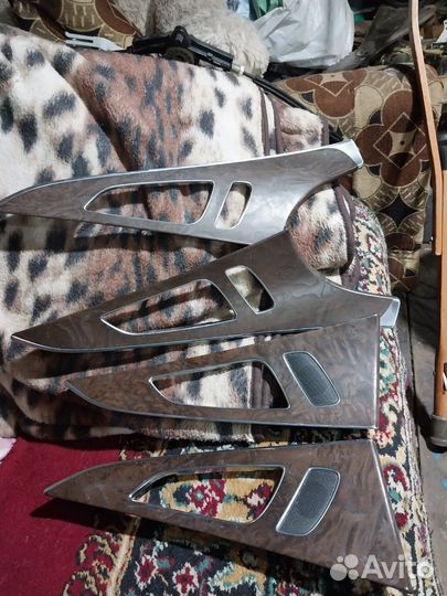 Накладки в дверные карты дерево ауди а 6 с7