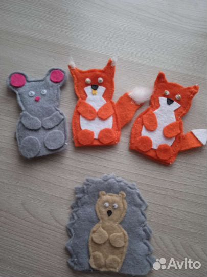 Игрушки животные для кукольного театра