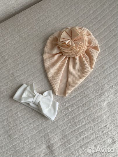 Детская шапочка и повязка на голову