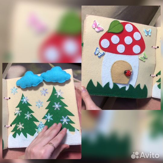 Книжки из фетра