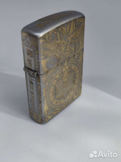 Зажигалка бензиновая zippo ангел хранитель