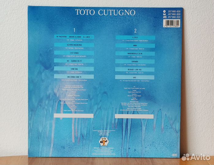 Toto Cutugno – Per Amore O Per Gioco, LP, 1986