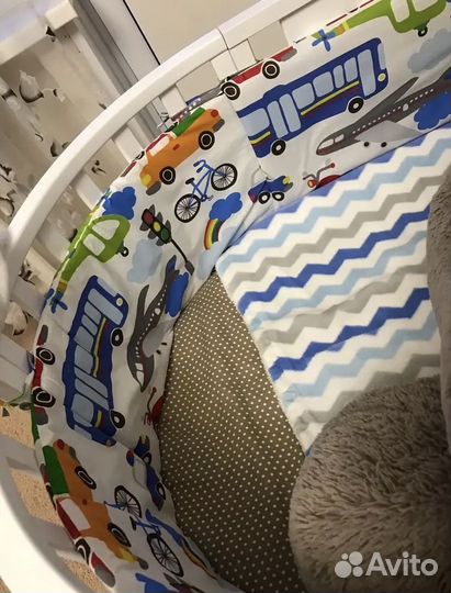 Бортики в детскую кроватку