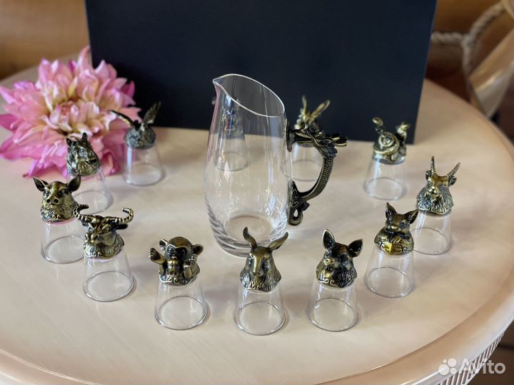 Рюмки/стопки перевертыши 12 штук