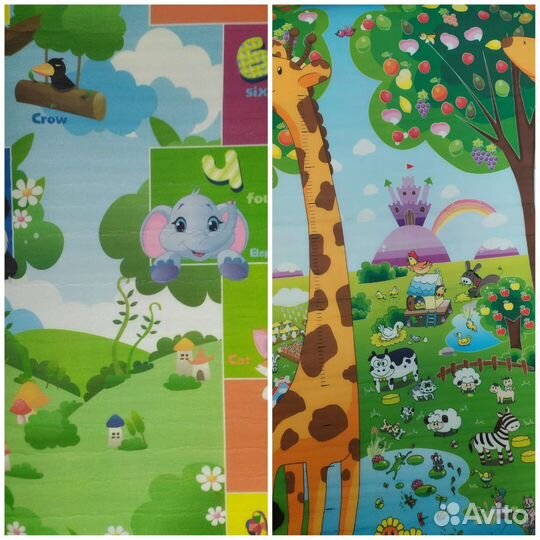 Коврик мягкий детский в рулоне