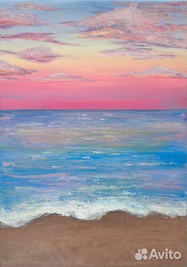 Интерьерная картина Море, акрил 25х35