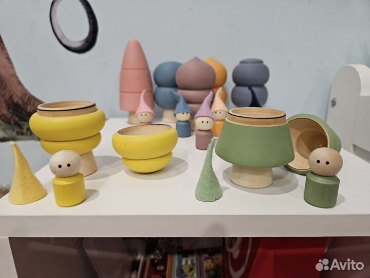 Игрушка деревянная развивающая сортер