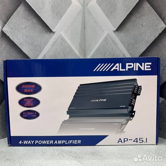 Автомобильный усилитель alpine 3000w арт 93