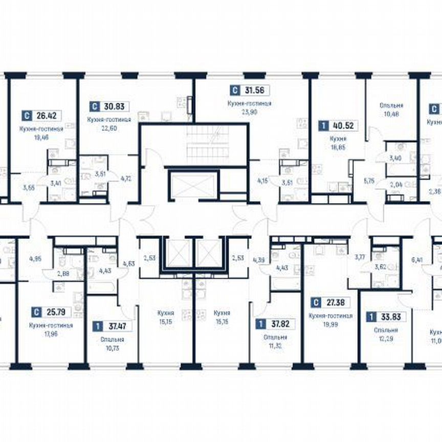 Квартира-студия, 23,3 м², 14/18 эт.