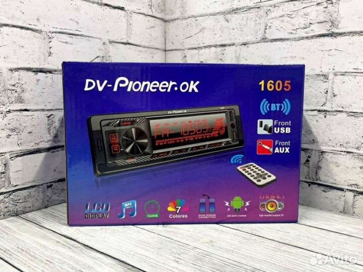 Магнитола pioneer с bluetooth и пульт