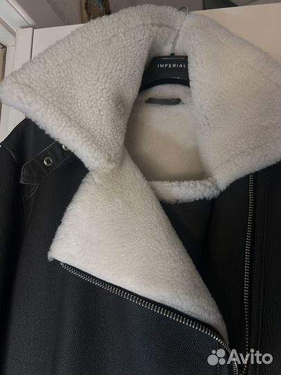 Дубленка натуральная женская авиатор