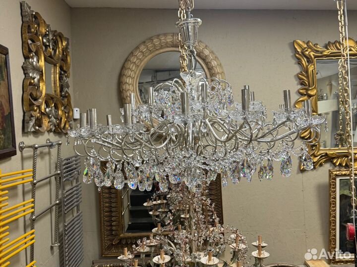 Люстра серебро faustig faustig 73723/24