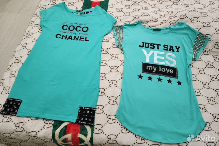 Новые платья-туники со стразами.Турция(46-48р)