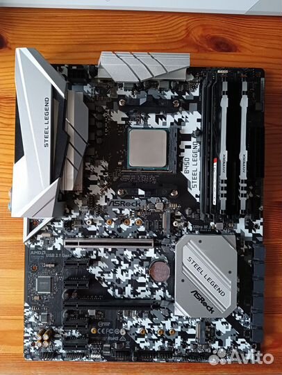 ASRock B450 steel legend (Ryzen 5 2600, ddr4)