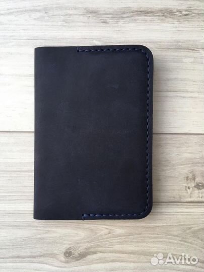 Новая обложка кожаная на паспорт ручная работа
