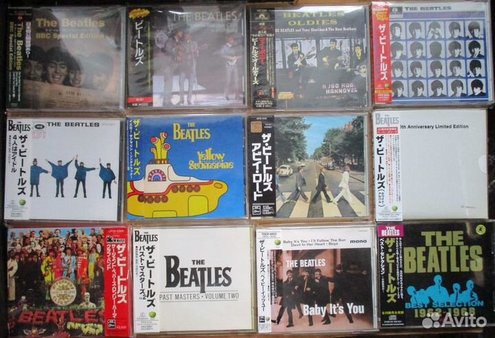 The Beatles Japan OBI CDs Mint