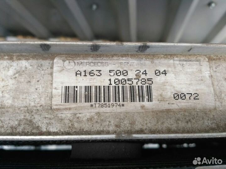 Кассета радиаторов Mercedes ML 163 ML 400 CDI