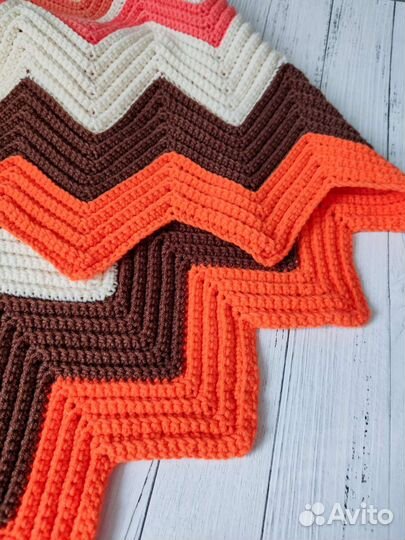 Вязаный плед