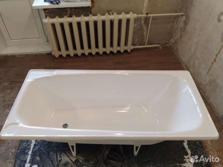 Реставрация ванн жидким наливным акрилом