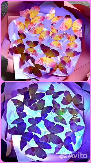 Букет из бабочек