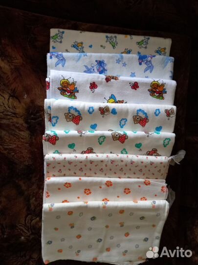 Пеленки детские новые фланель