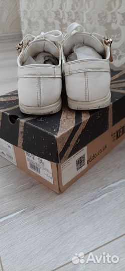 Кеды (полуботинки) для девочки Keddo размер 34