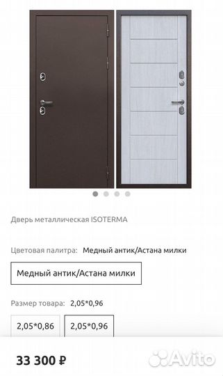 Двери входные