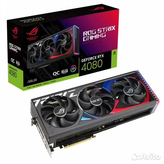 Видеокарта Asus Geforce RTX 4080 Rog Strix OC