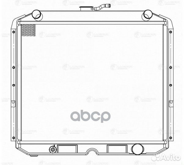 Радиатор охл. для а/м Урал 4320/5323 с двиг. ям