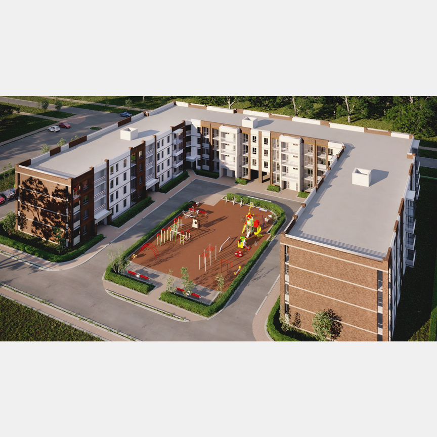 2-к. квартира, 57,4 м², 1/4 эт.