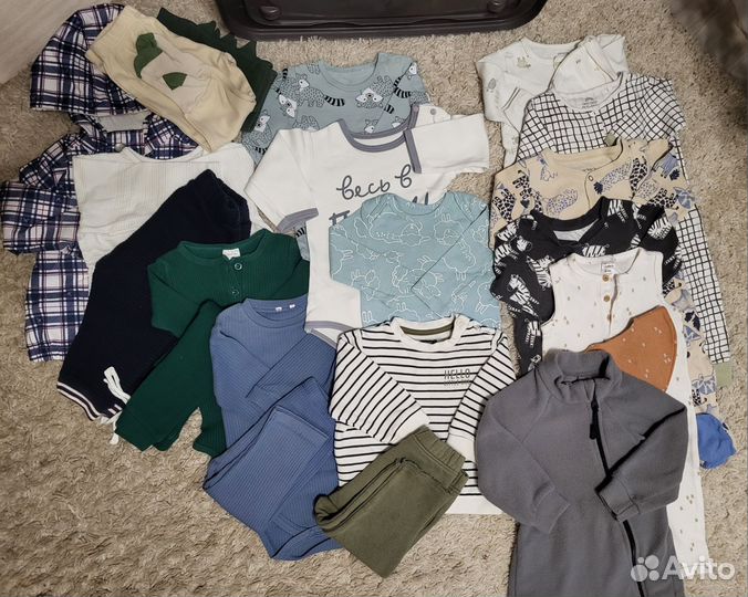 Большой пакет одежды 68-74 р