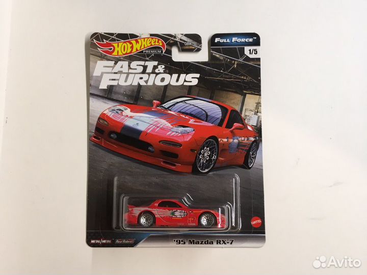 Hot wheels mazda rx 7 fast furious
