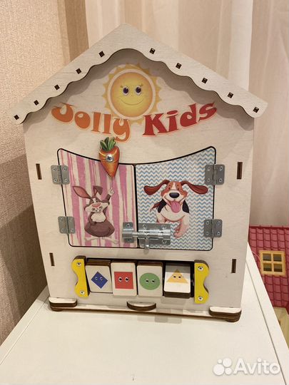 Бизиборд домик со светом большой