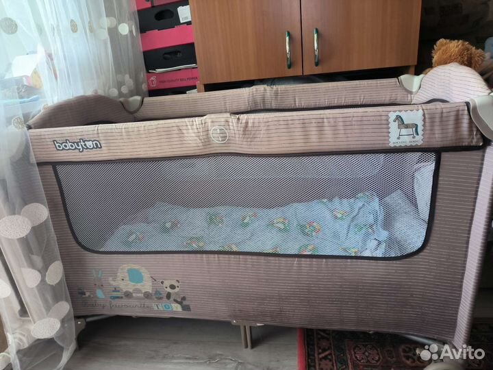 Детская кровать манеж Baby go