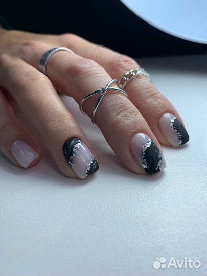 Маникюр всё включено и педикюр